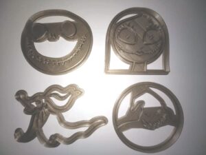 3d printed nightmare before xmas cookie cutters