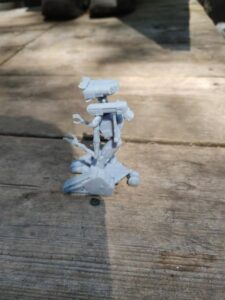 Johnny 5 resin print-side profile